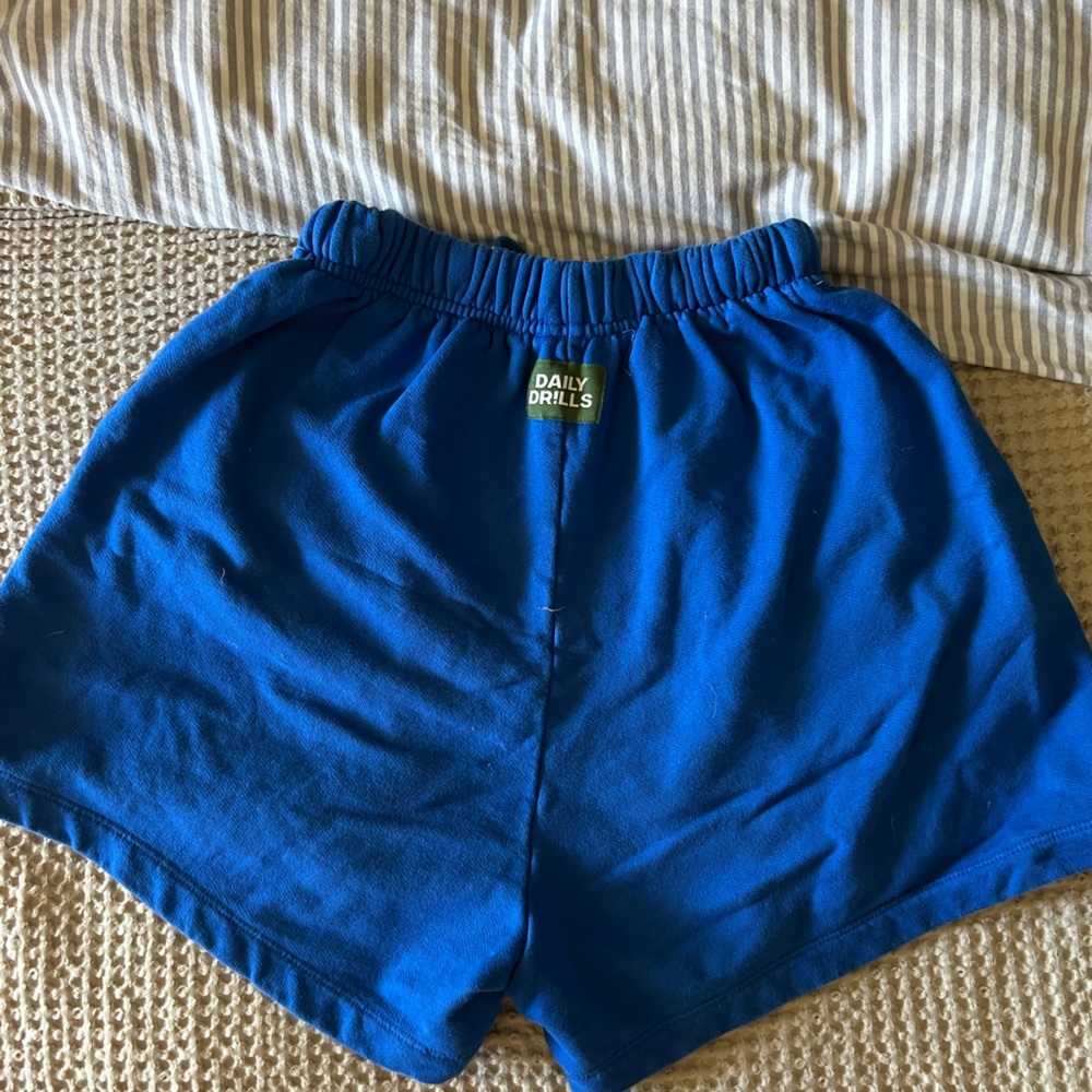 Daily Drills Drawstring Shorts in cobalt